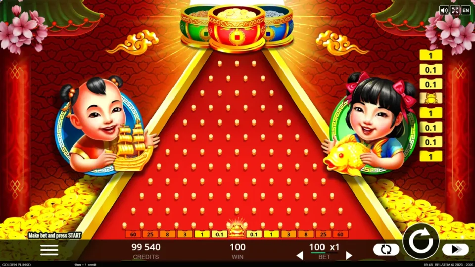 Golden Plinko — screenshot 1