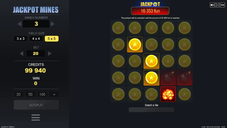 Jackpot Mines — screenshot 1