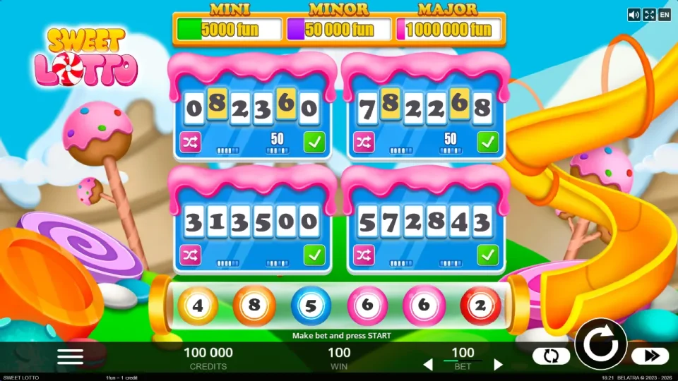 Sweet Lotto — screenshot 1