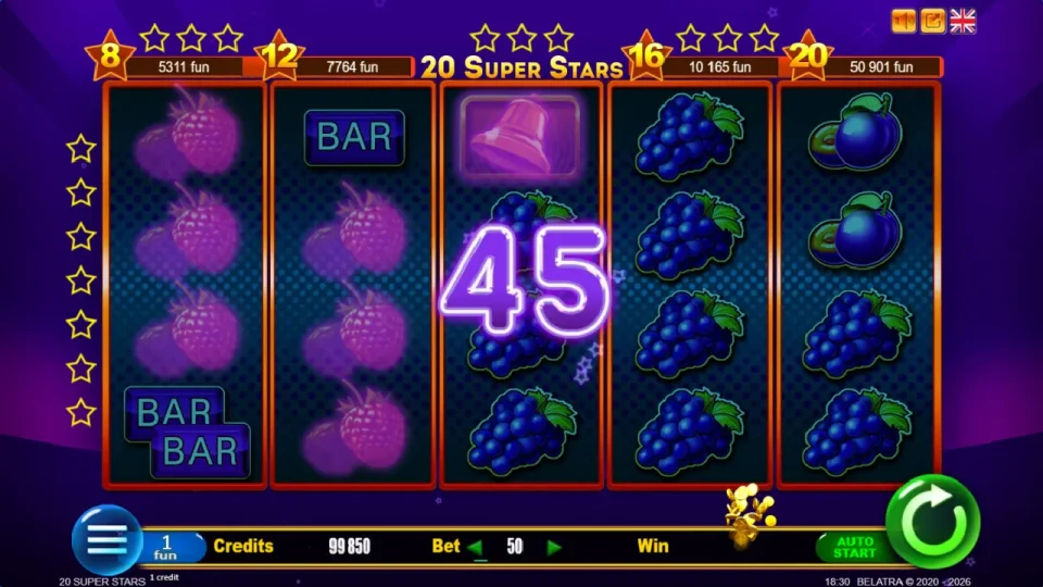 20 Super Stars — screenshot 1