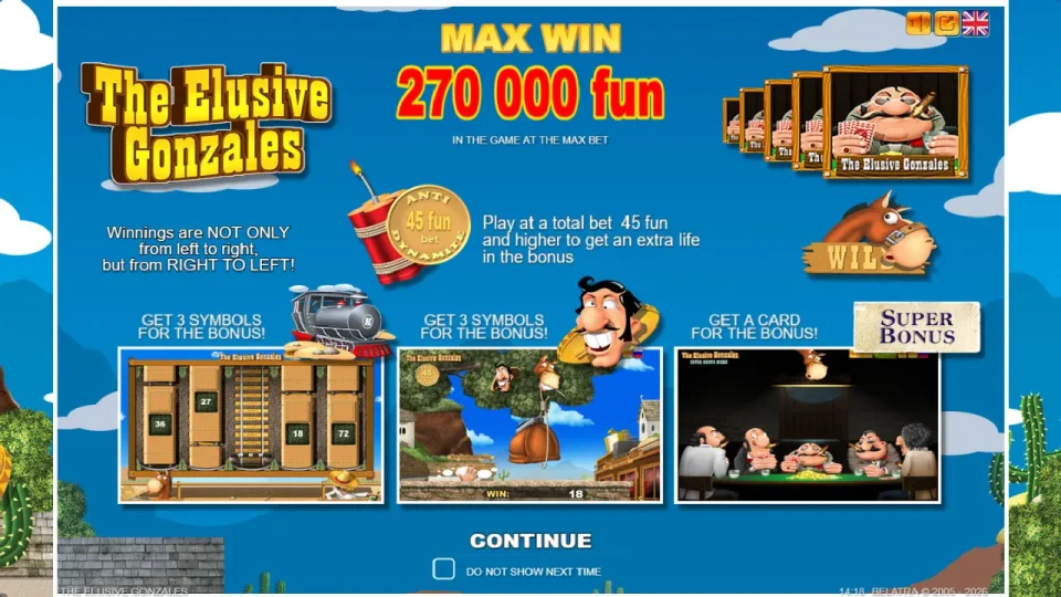 The Elusive Gonzales — screenshot 1