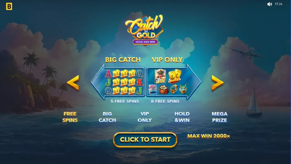 Catch The Gold Hold and Win — screenshot 1