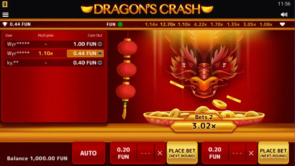 Dragon’s Crash — screenshot 1