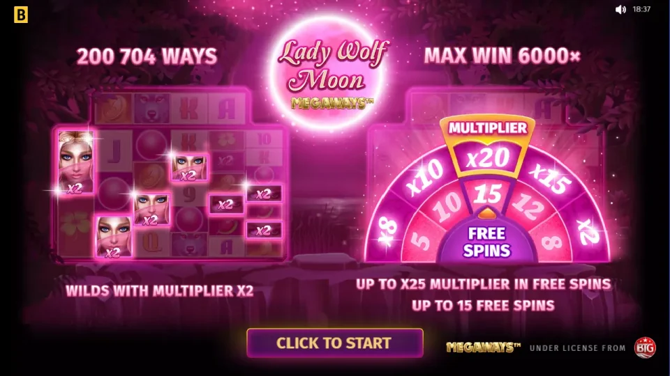 Lady Wolf Moon Megaways — screenshot 4