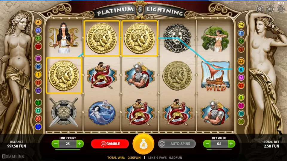 Platinum Lightning — screenshot 1