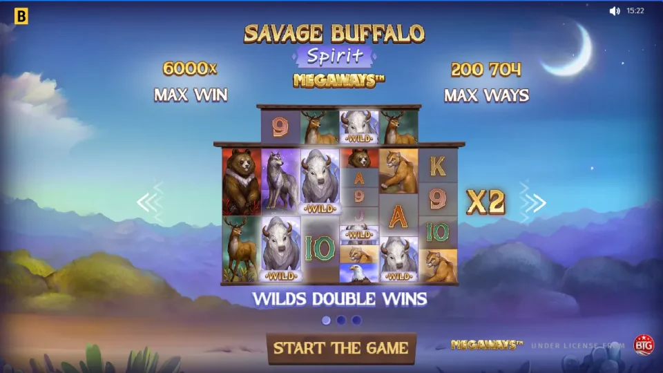 Savage Buffalo Spirit Megaways — screenshot 1