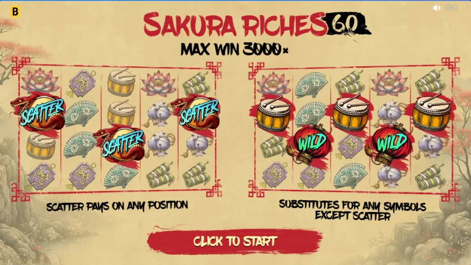 Sakura Riches 60 — screenshot 1