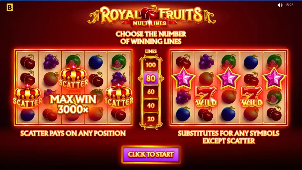Royal Fruits MultiLines — screenshot 1