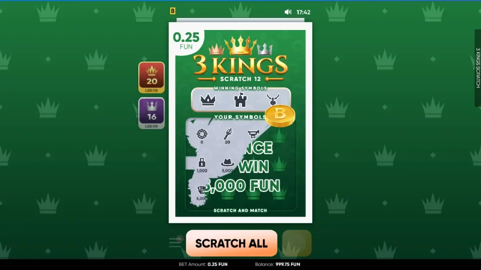 3 Kings Scratch — screenshot 1