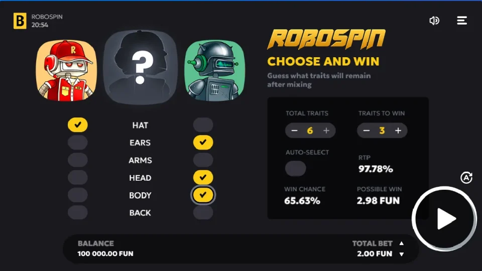 Robospin — screenshot 1
