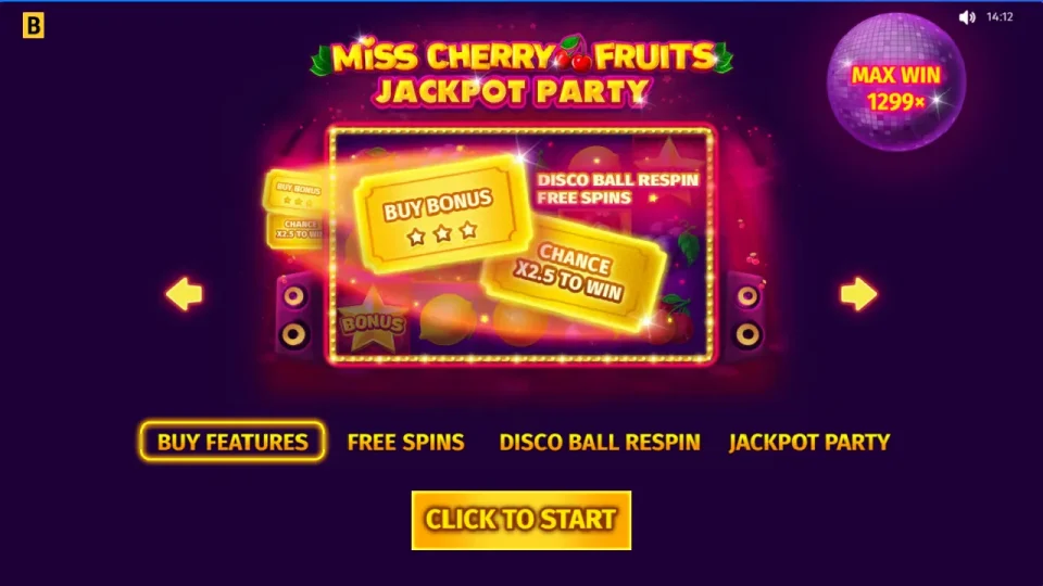 Miss Cherry Fruits Jackpot Party — screenshot 1