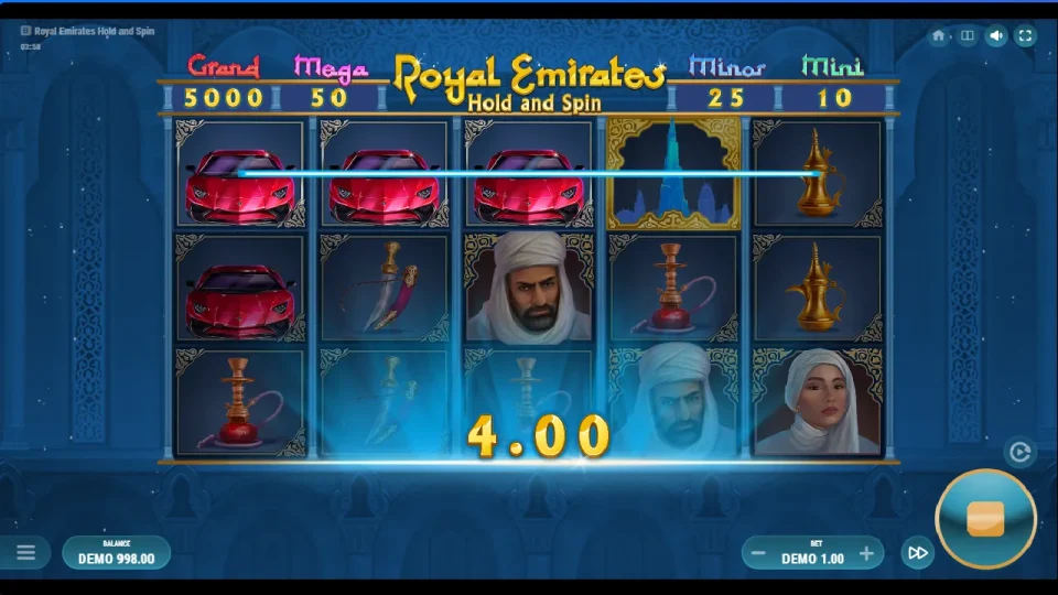 Royal Emirates Hold and Spin — screenshot 2