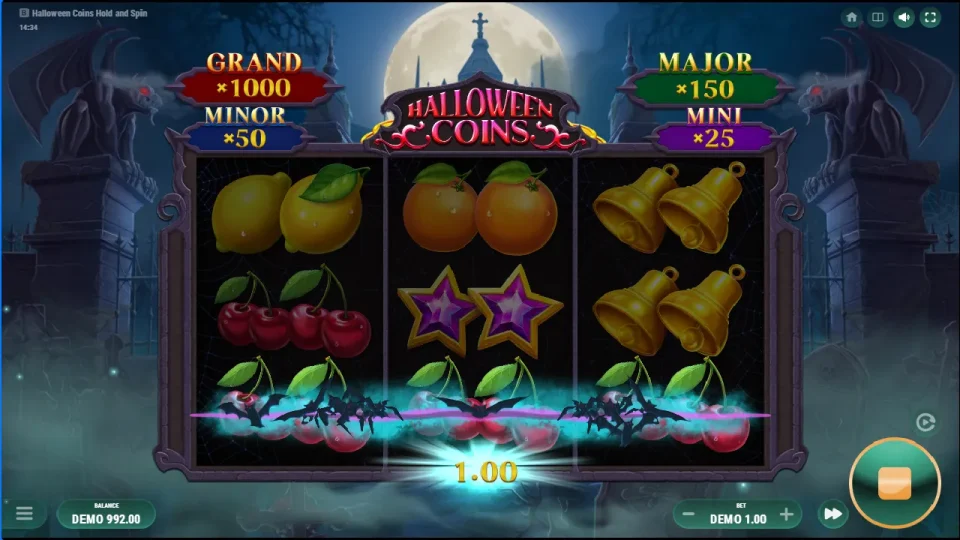 Halloween Coins Hold and Spin — screenshot 3
