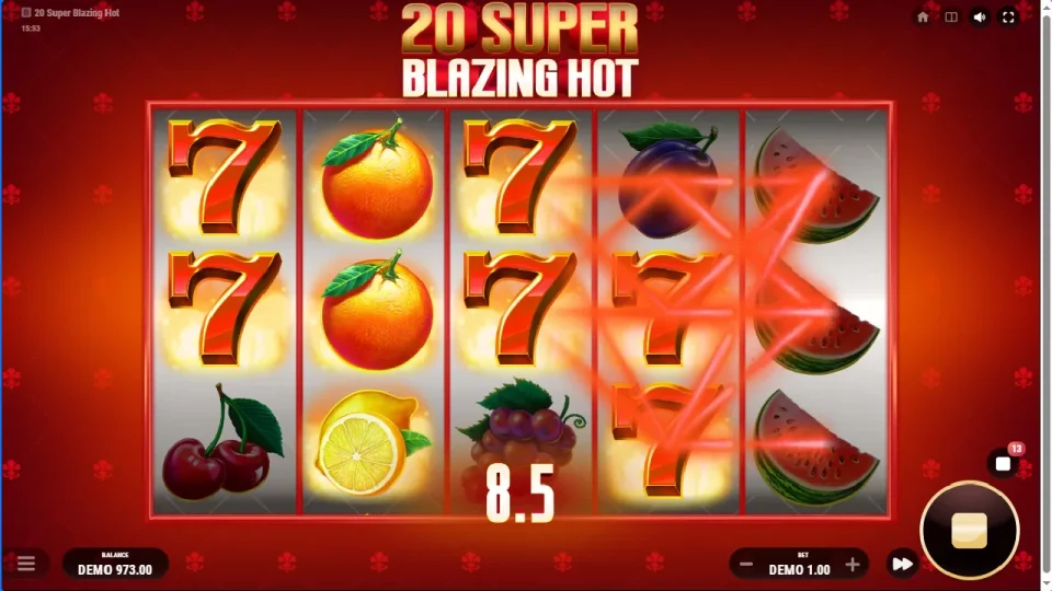 20 Super Blazing Hot — screenshot 3