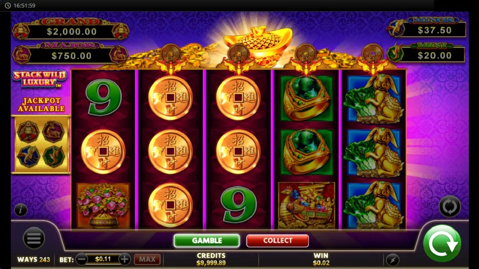 Fu Lai Cai Lai Stack Wild Luxury — screenshot 2