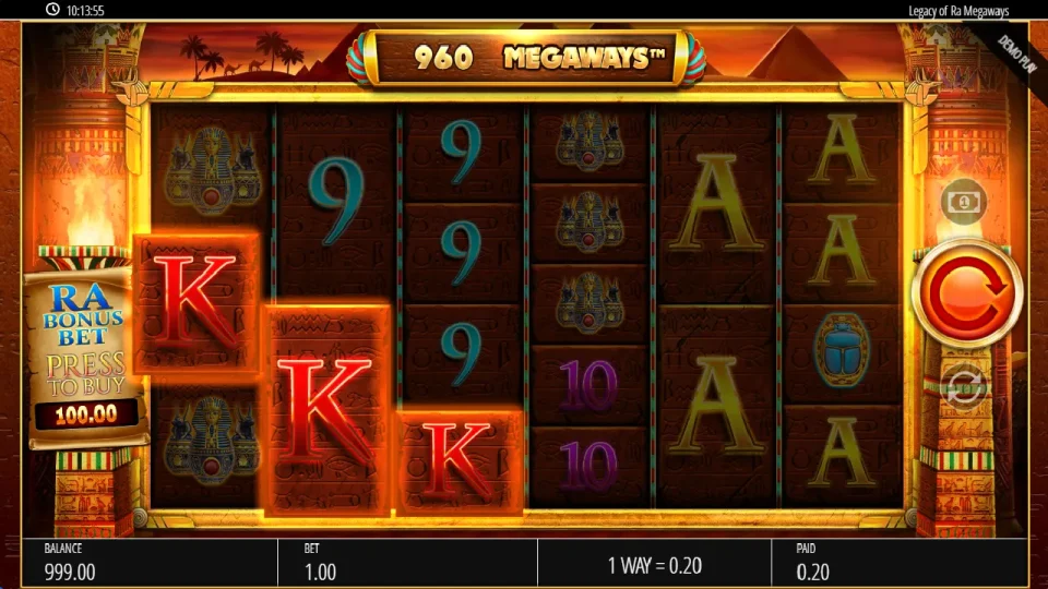 Legacy of Ra Megaways — screenshot 2
