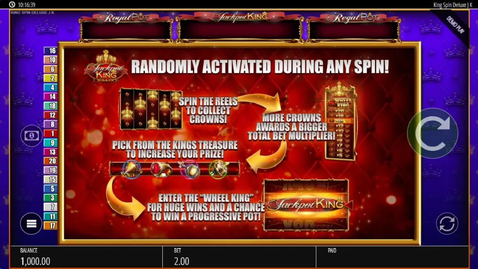King Spin Deluxe — screenshot 2