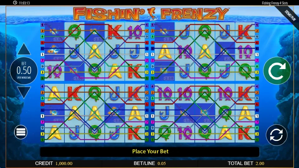 Fishin Frenzy Power 4 Slots — screenshot 2