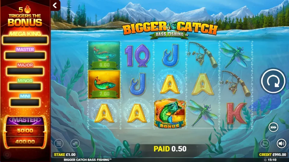 Bigger Catch Bass Fishing Rapid Fire Jackpots — screenshot 4