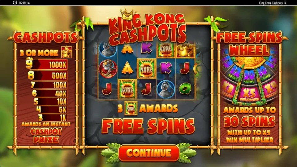 King Kong Cashpots Jackpot King — screenshot 4