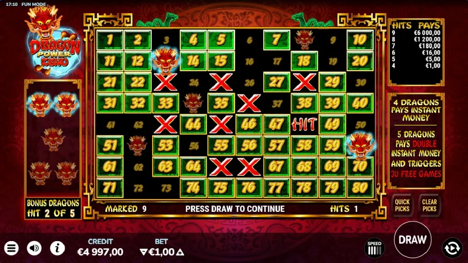 Dragon Power Keno — screenshot 2