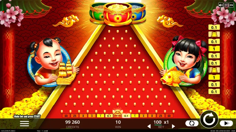 Golden Plinko — screenshot 2