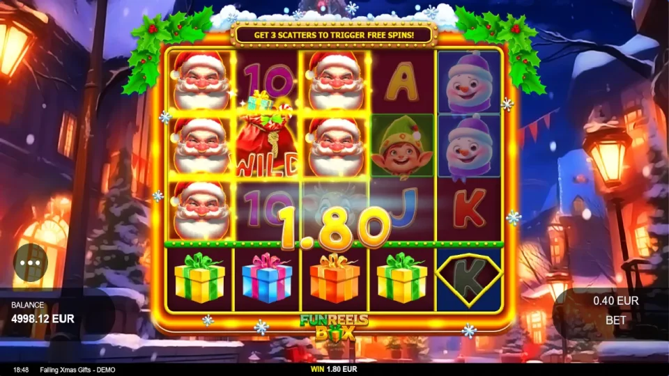 Falling X-mas Gifts — screenshot 1