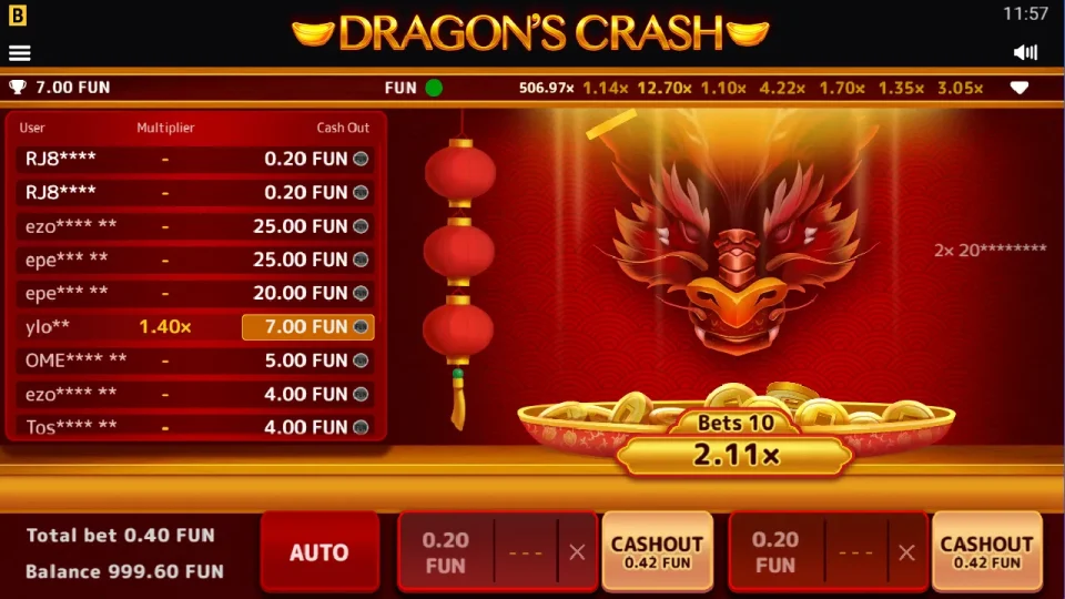 Dragon’s Crash — screenshot 2