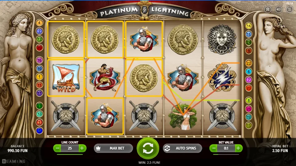 Platinum Lightning — screenshot 2