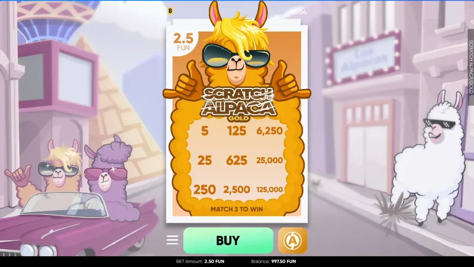 Scratch Alpaca Gold — screenshot 2