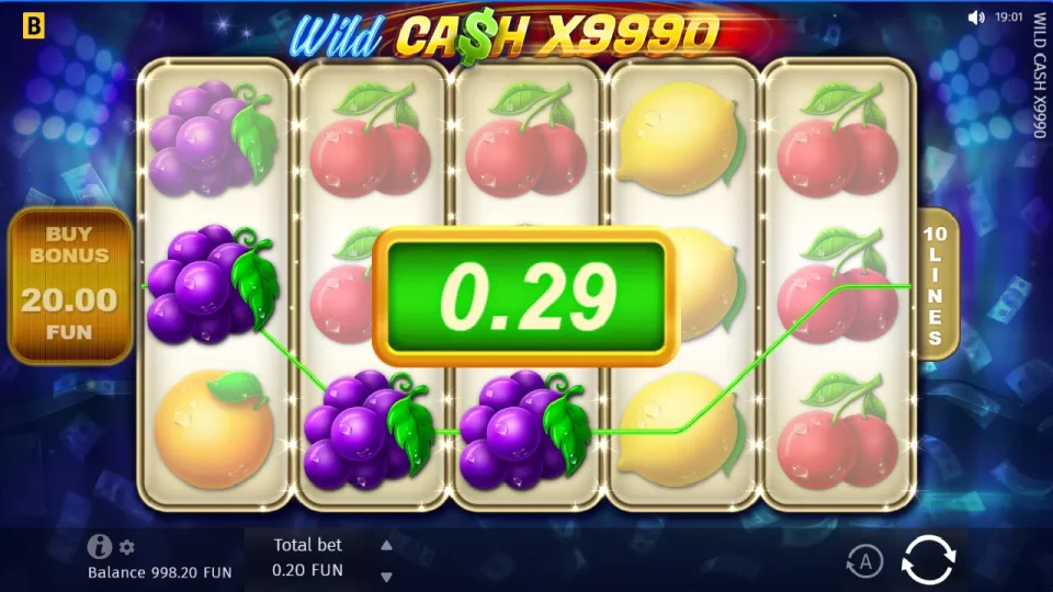 Wild Cash x9990 — screenshot 3