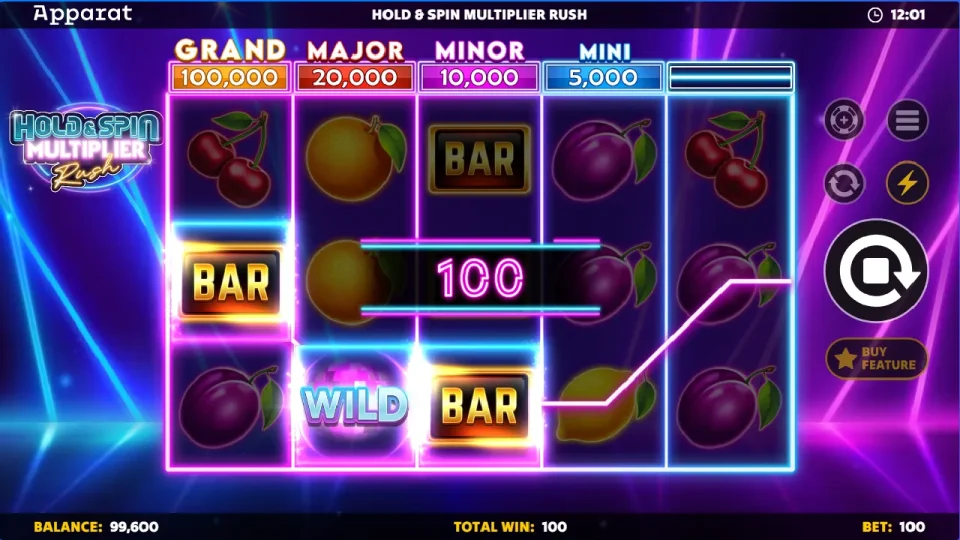 Hold & Spin Multiplier Rush — screenshot 2
