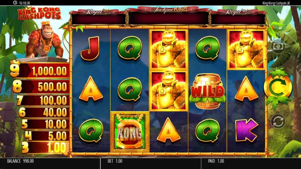 King Kong Cashpots Jackpot King — screenshot 1