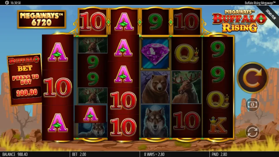 Buffalo Rising Megaways — screenshot 3