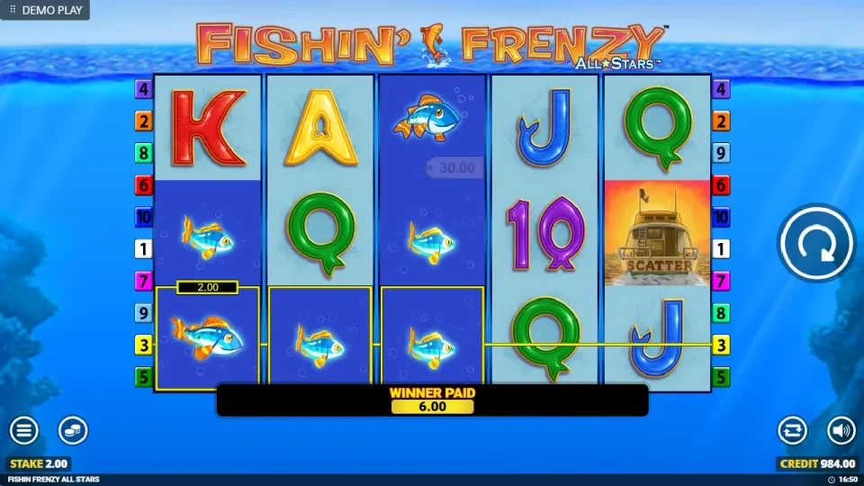 Fishin’ Frenzy All Stars — screenshot 2