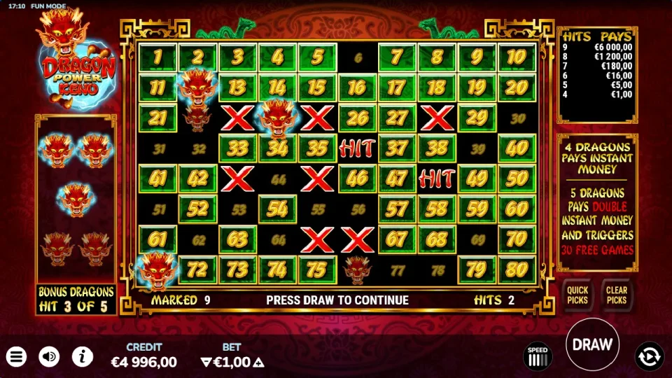 Dragon Power Keno — screenshot 1
