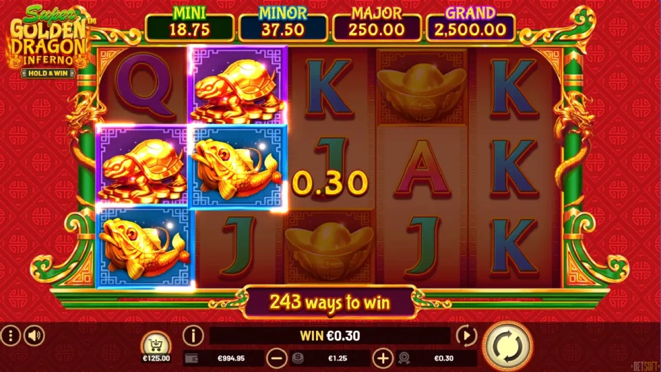 Super Golden Dragon Inferno — screenshot 1