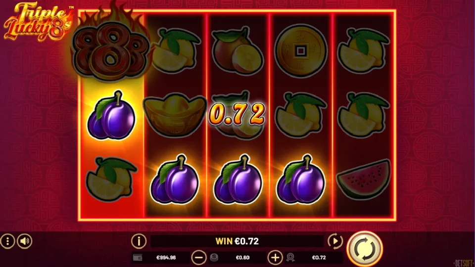 Triple Lucky 8’s — screenshot 3