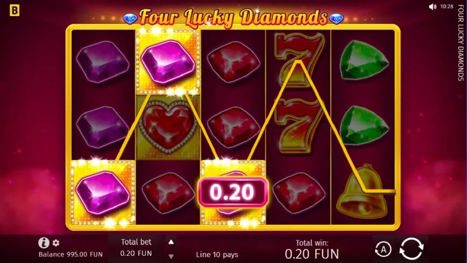 Four Lucky Diamonds — screenshot 2