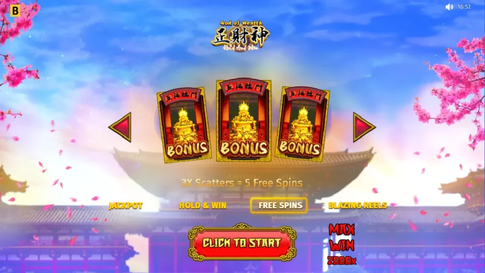 God of Wealth Hold and Win — screenshot 6