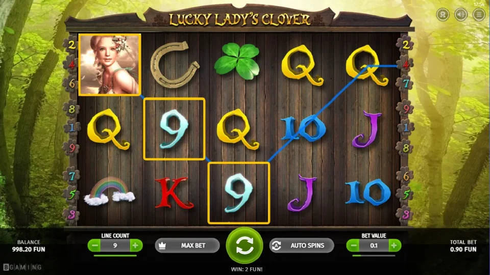 Lucky Lady’s Clover — screenshot 1