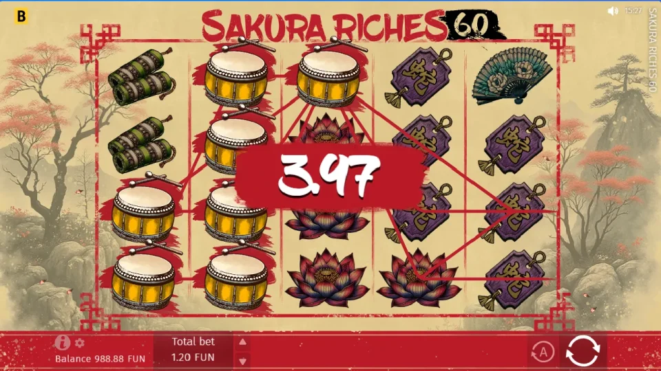 Sakura Riches 60 — screenshot 3