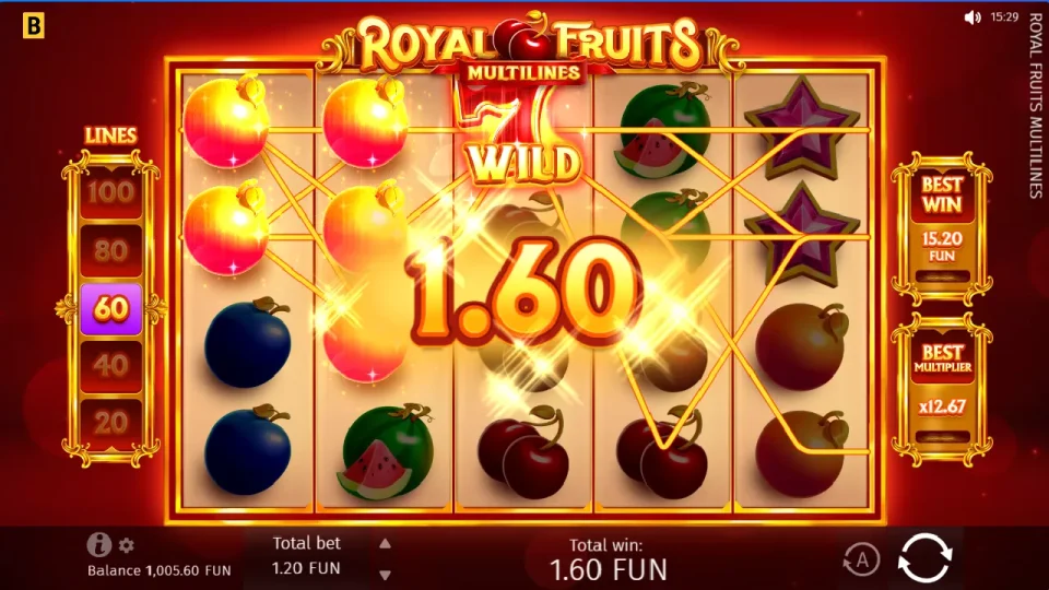 Royal Fruits MultiLines — screenshot 3
