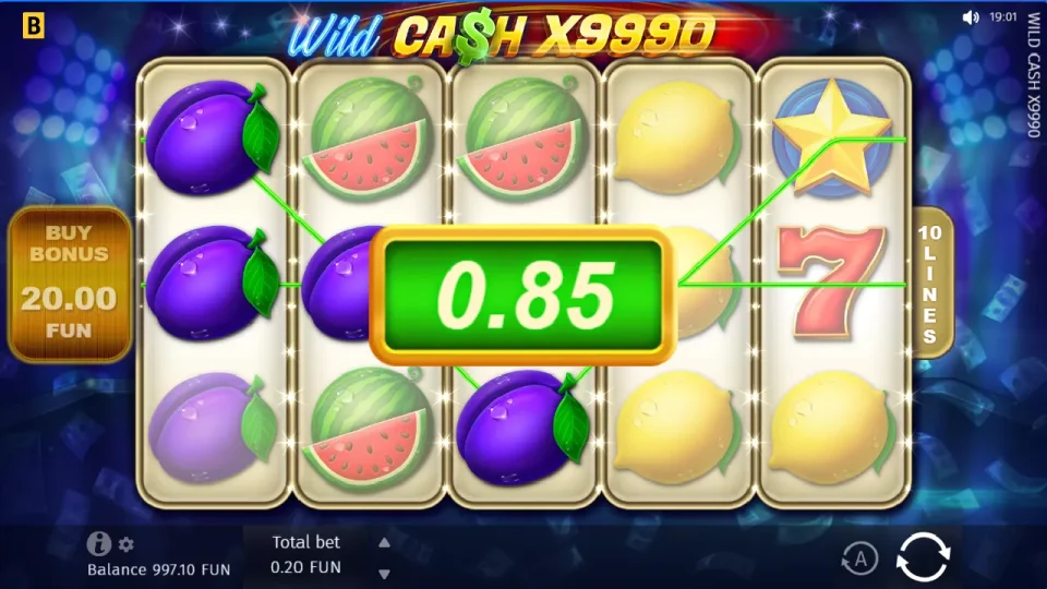 Wild Cash x9990 — screenshot 4