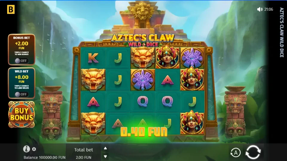 Aztec’s Claw Wild Dice — screenshot 3