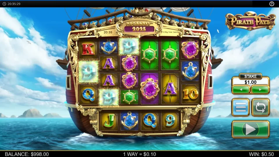Pirate Pays Megaways — screenshot 3