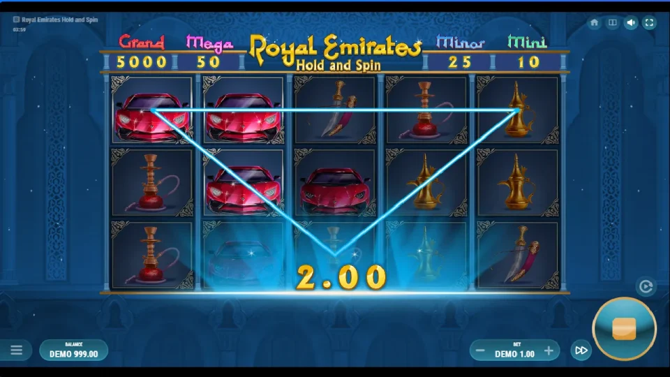 Royal Emirates Hold and Spin — screenshot 4