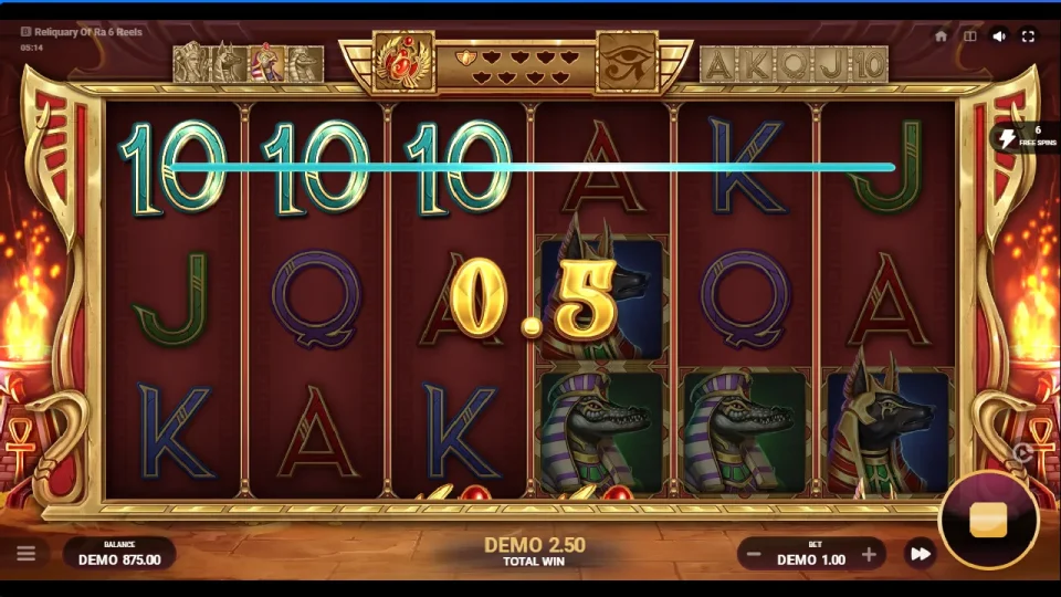 Reliquary Of Ra 6 Reels — screenshot 4