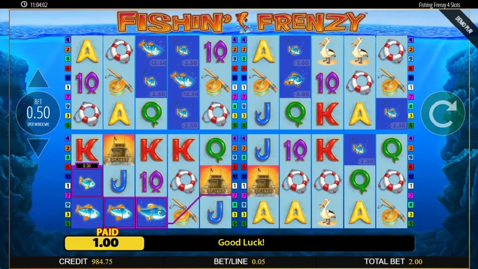 Fishin Frenzy Power 4 Slots — screenshot 4