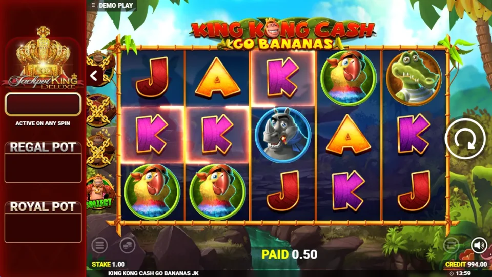King Kong Cash Go Bananas Jackpot King — screenshot 6